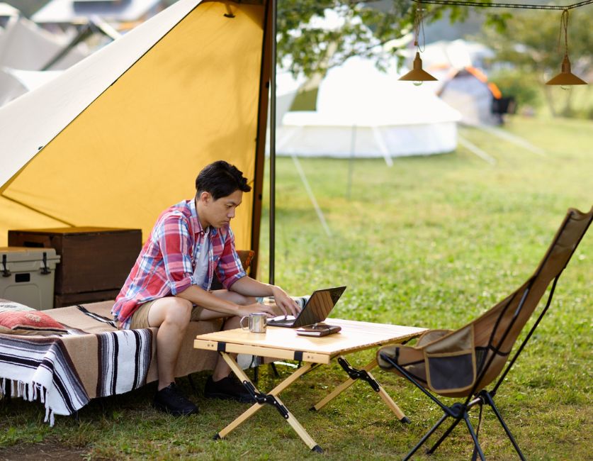 Starlink Installation for Campgrounds Campsites Forest camp