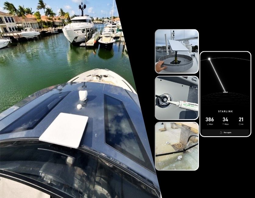 Starlink Installation for Boats and Maritime Ships
