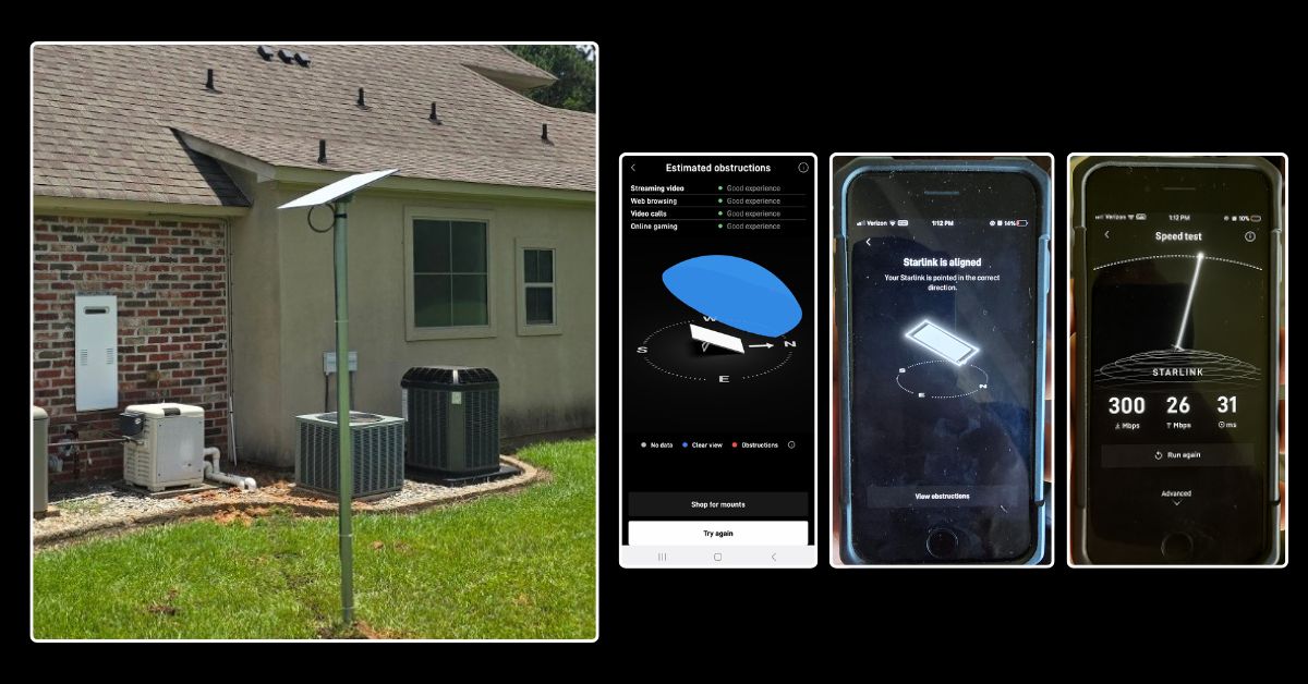 Starlink Installation in West Monroe, LA