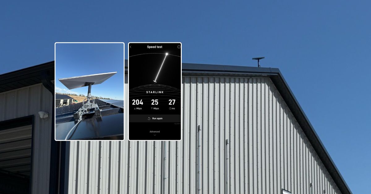 Des Moines IA Starlink Installation