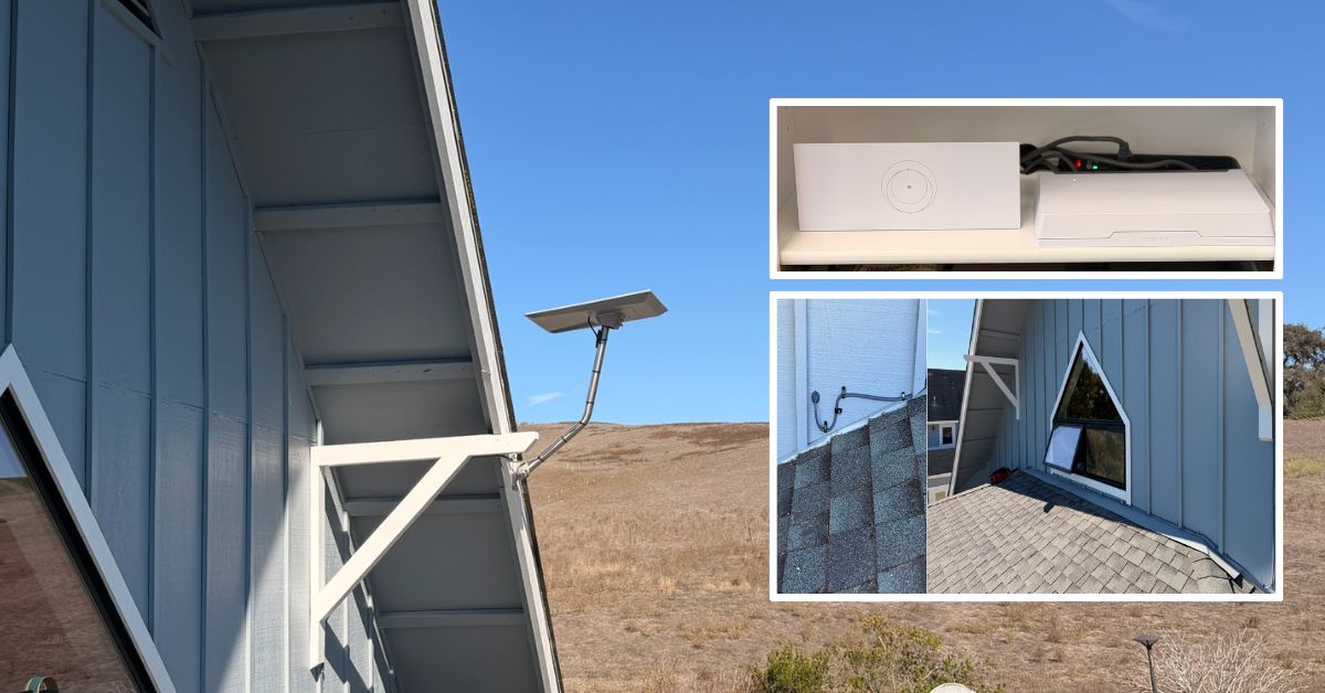 Petaluma CA Starlink Installation