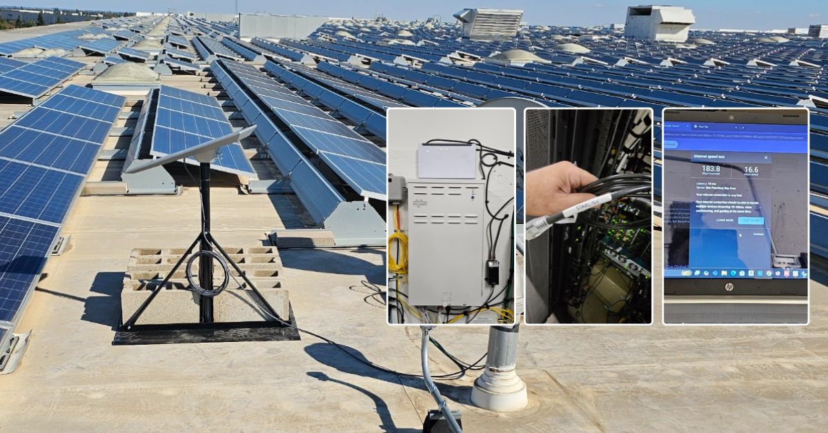 Patterson CA Starlink installation