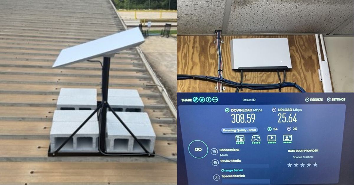 Simpsonville SC Starlink Installation