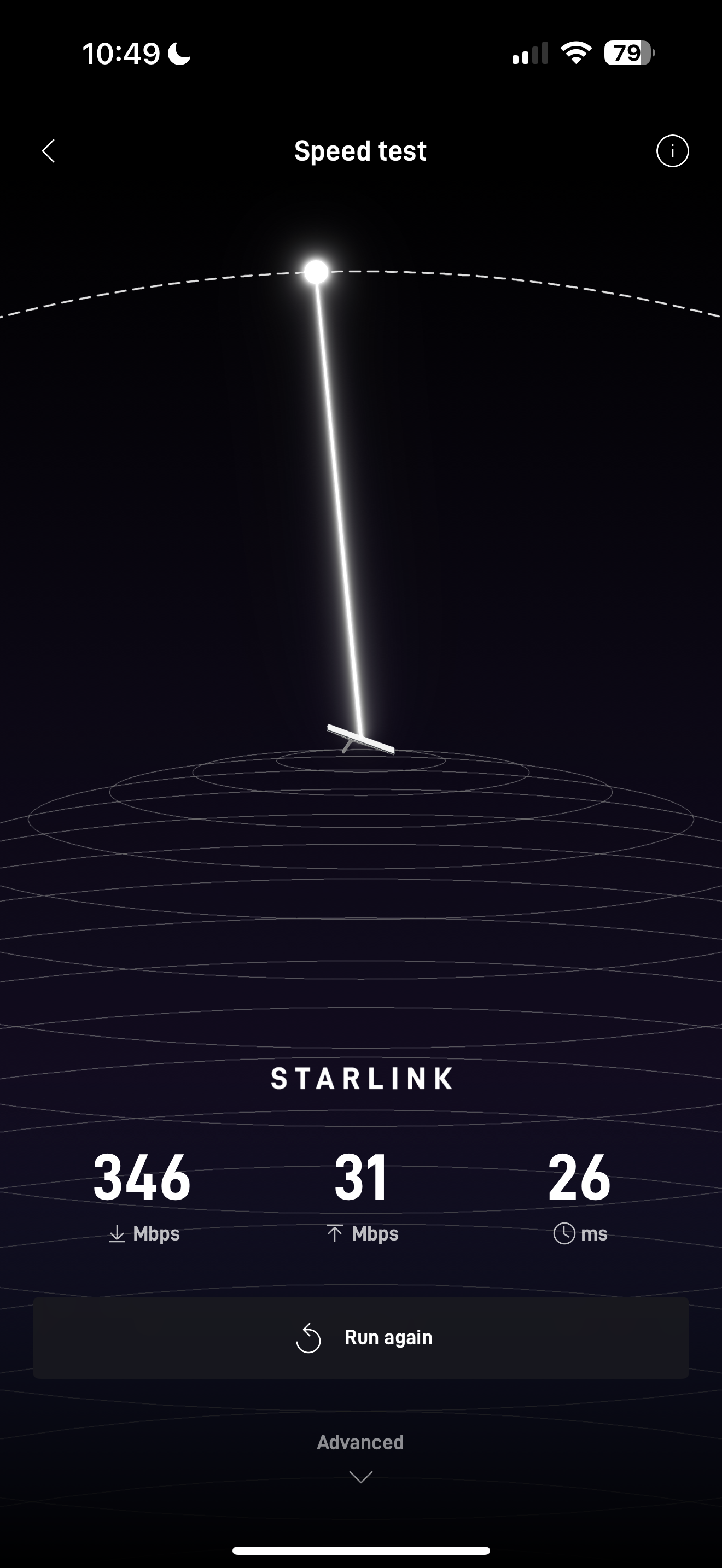 Starlink Speed Test Des Moines IA
