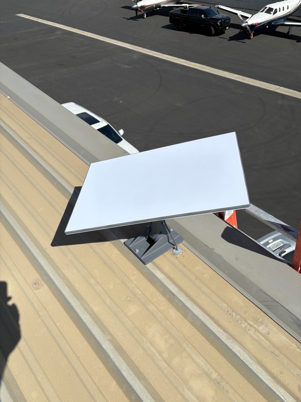 Starlink Installation for Airplane Hangars