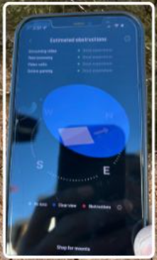 Starlink obstructions test San Tan Valley AZ