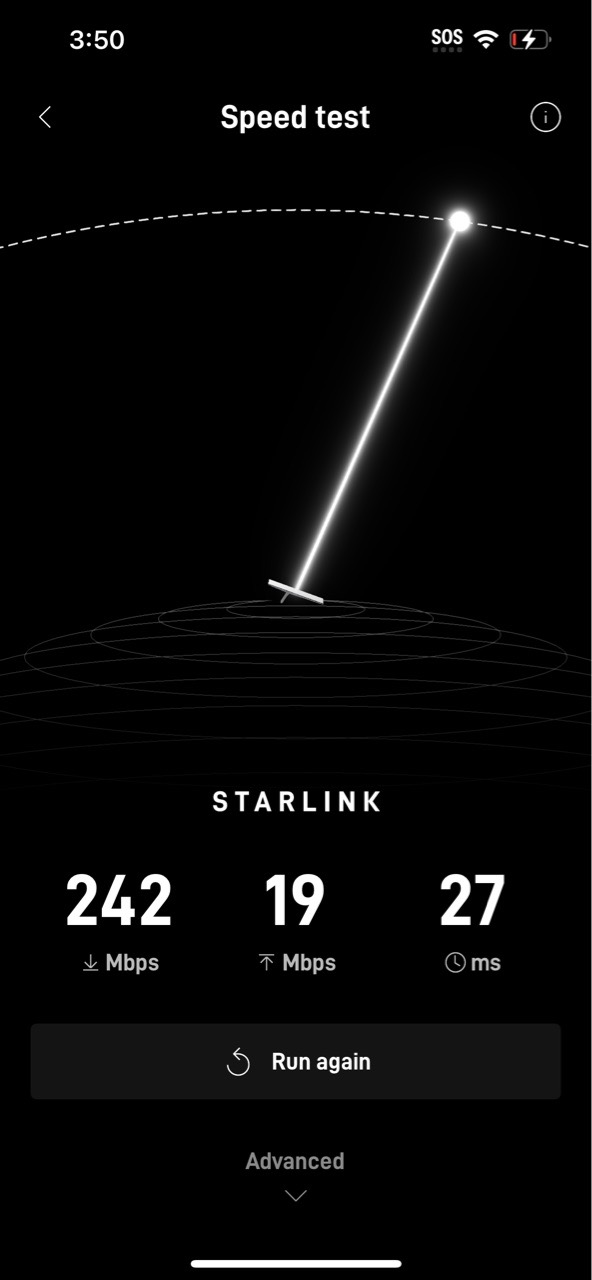 Starlink Speed test Keswick VA 