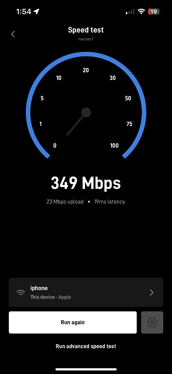 Starlink Speed Test Heber Overgaard AZ 