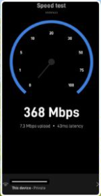Starlink Speed test Beaumont CA