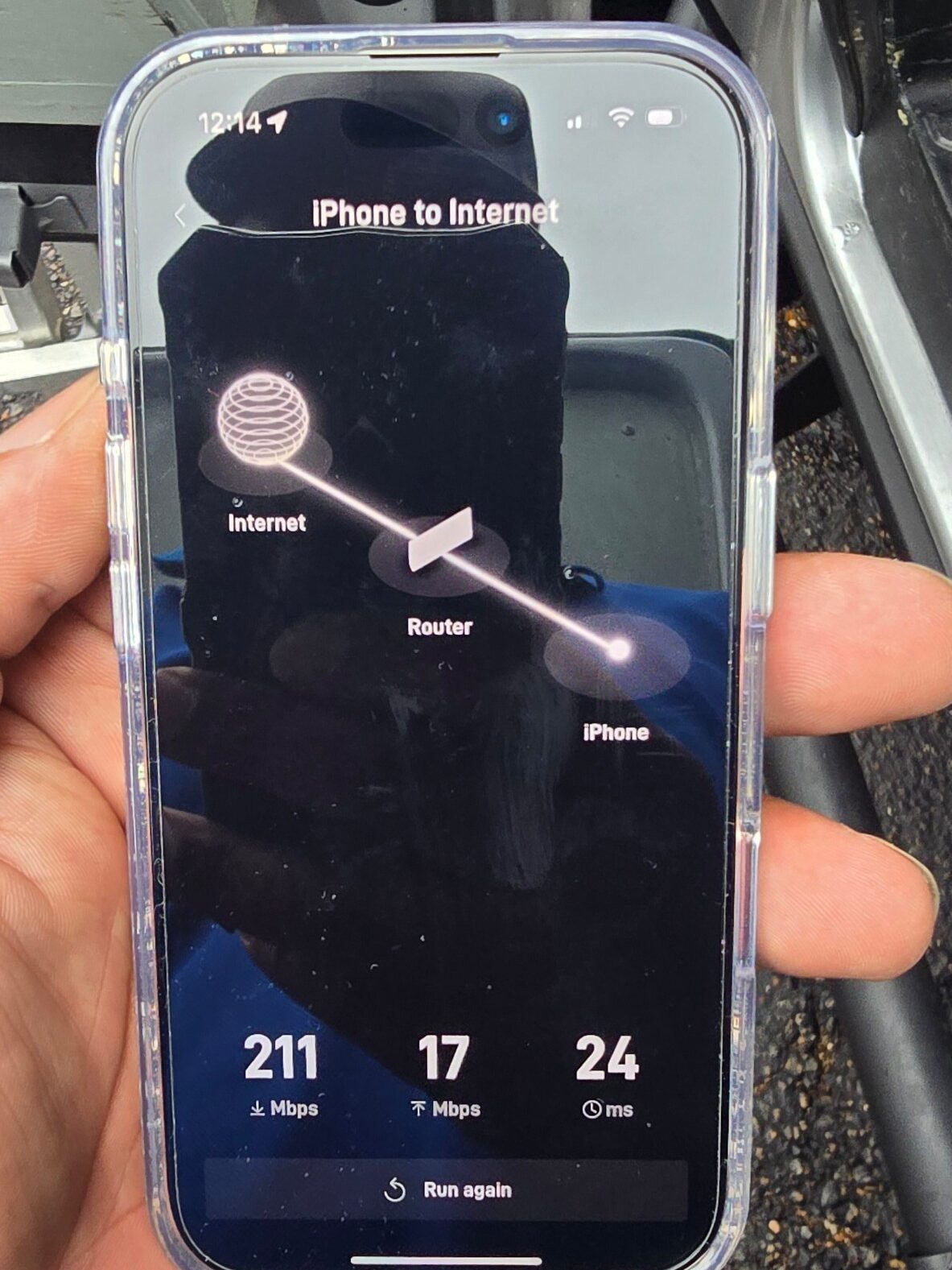 Starlink speed test Bossier City LA