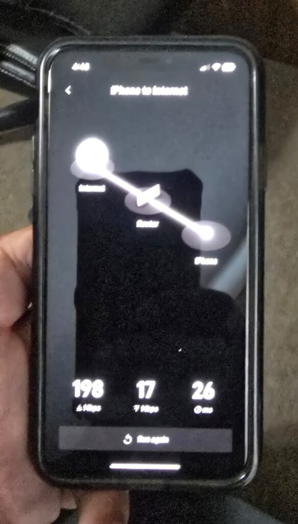 Starlink speed test Rayville LA