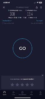 Starlink speed test in Wasilla, AK