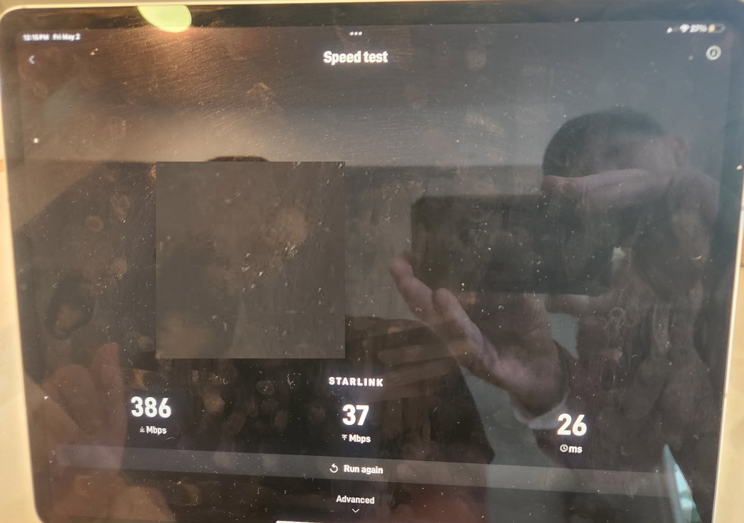Starlink speed test Osage Beach MO