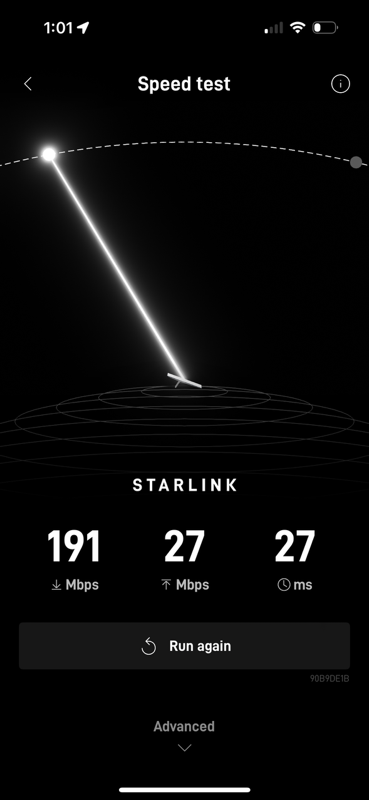 Starlink speed test Pauls Valley OK