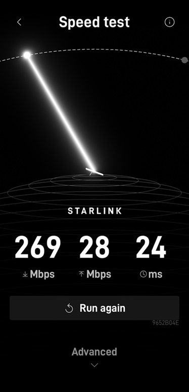 Starlink speed tests Scottsdale AZ