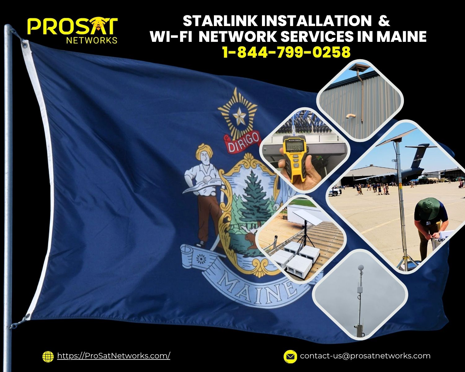 Starlink installation Maine