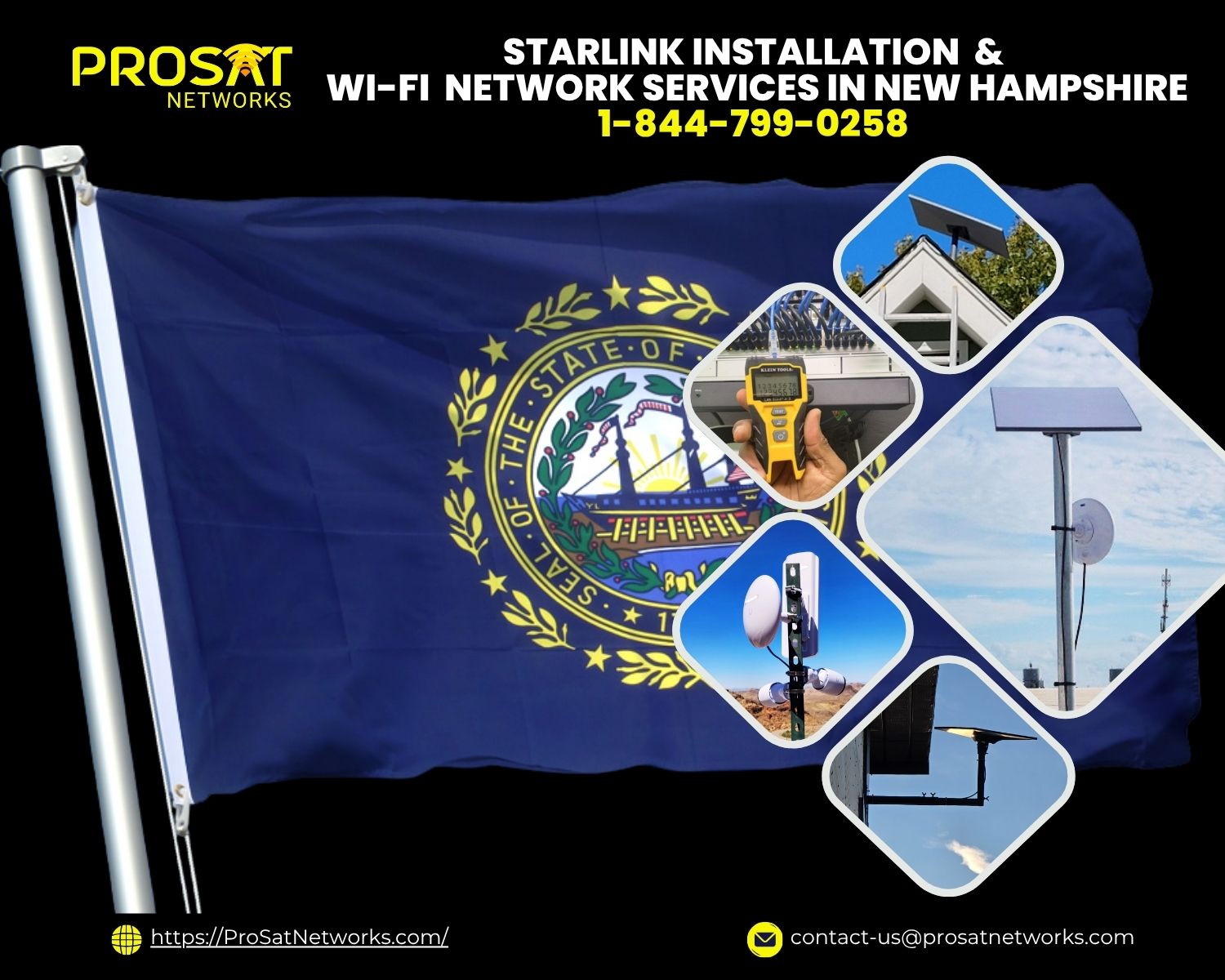 Starlink installation New Hampshire