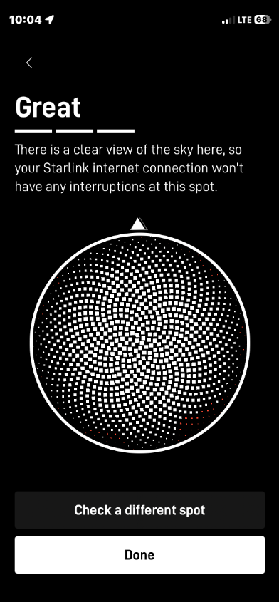 Starlink obstructions test Houston TX