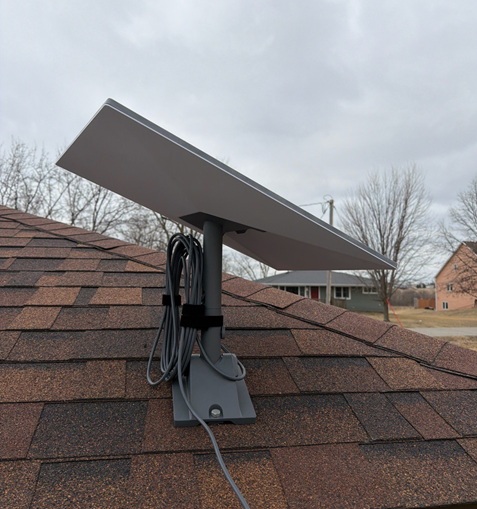 Starlink dish installation Cedar Falls IA
