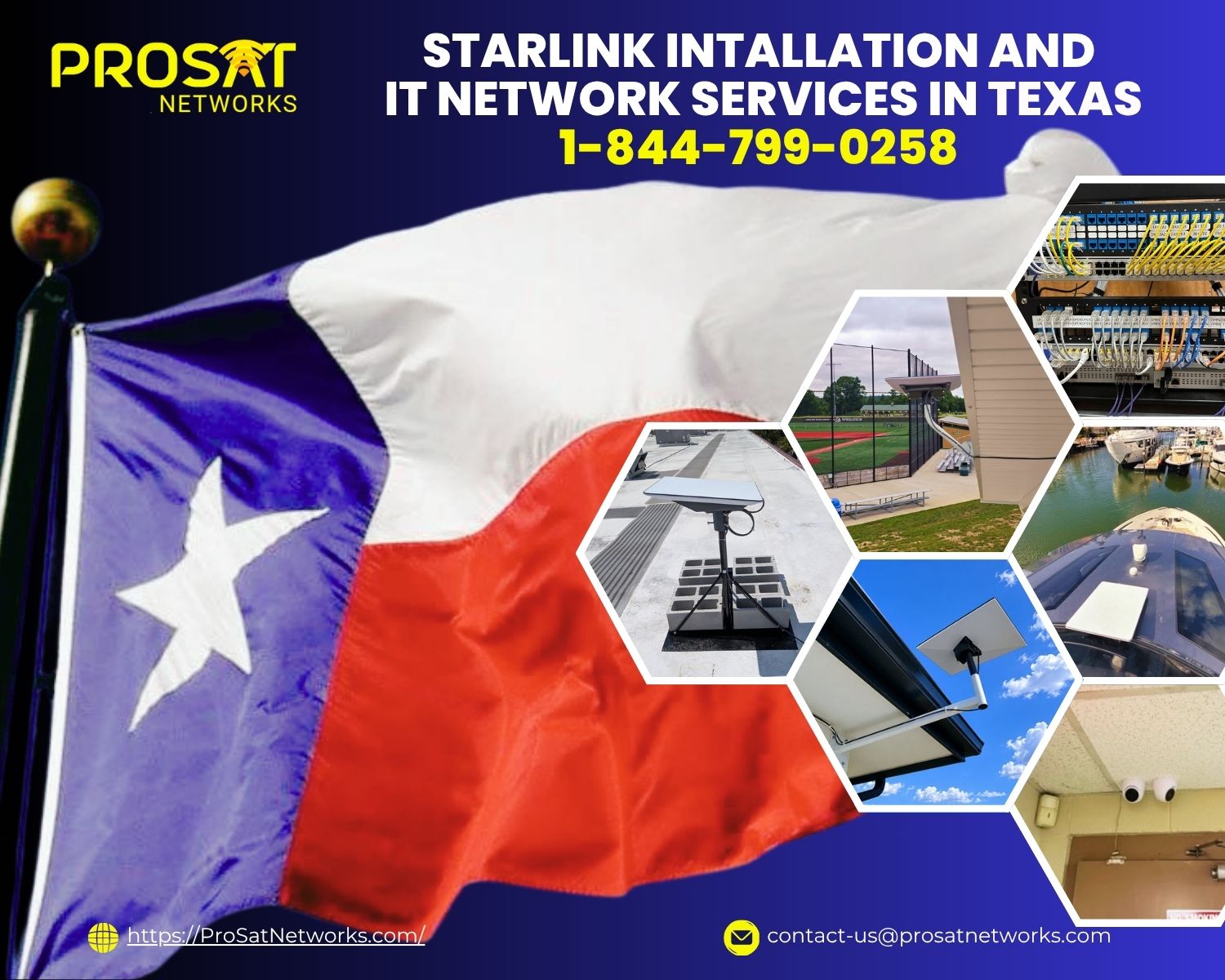 Starlink installers near Denton, Texas