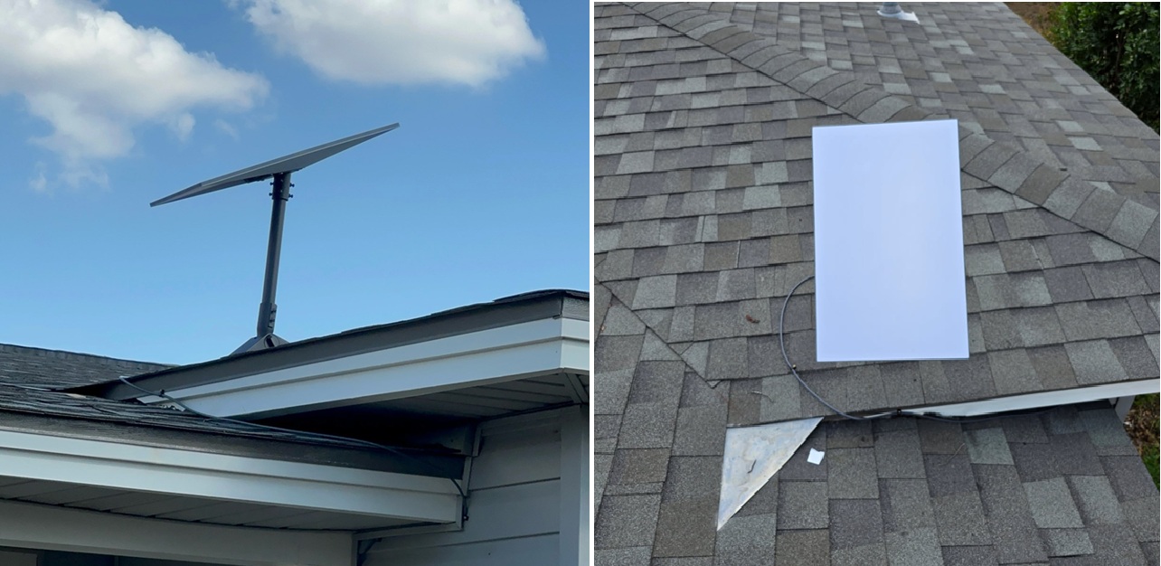 Starlink dish installation Denton TX