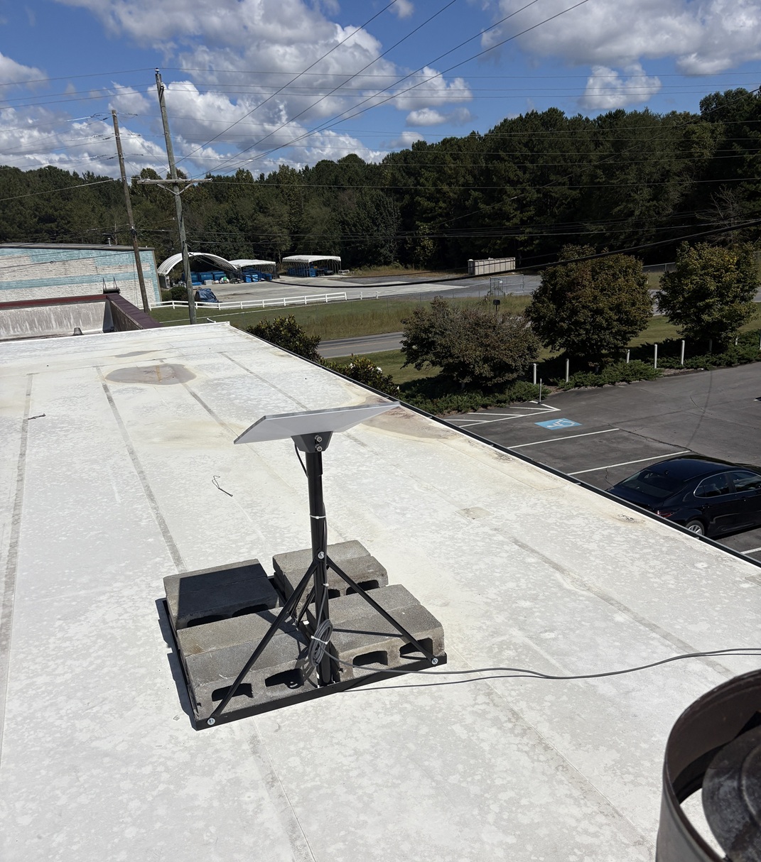 Starlink dish installation in Dalton GA