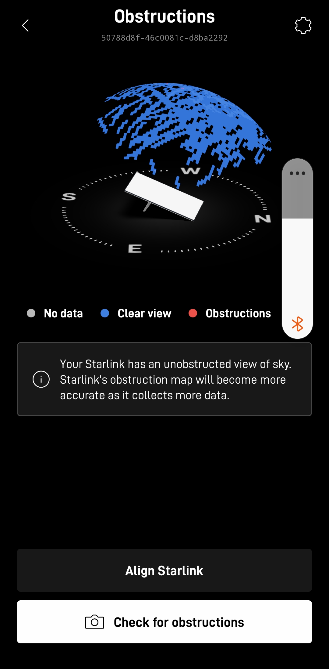 Starlink obstructions test Keller TX