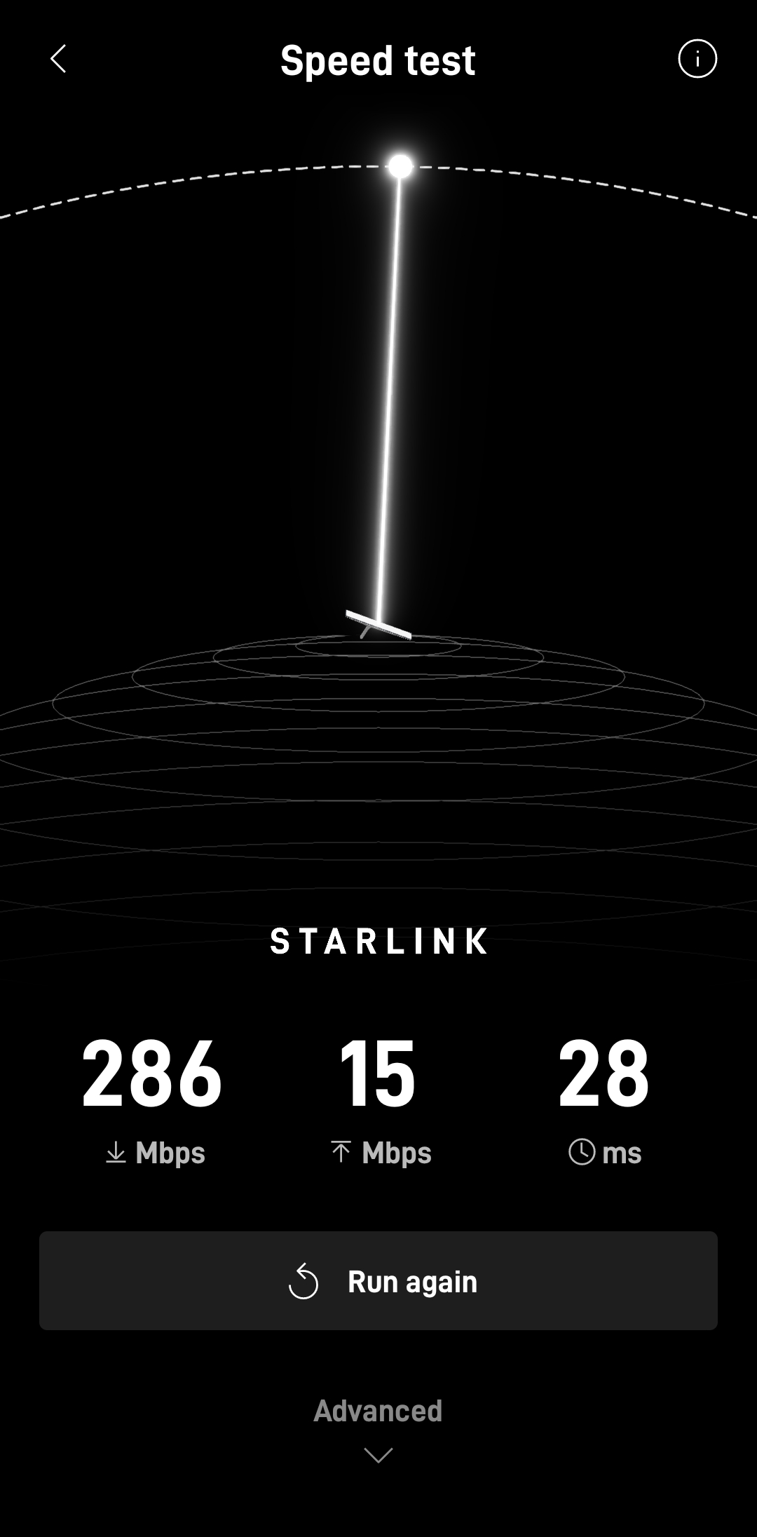 Starlink speed test Keller TX