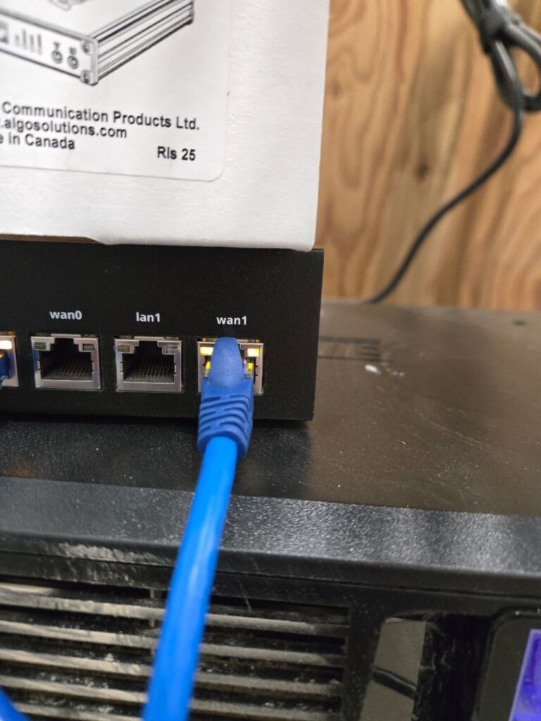 Starlink as WAN 1 connection