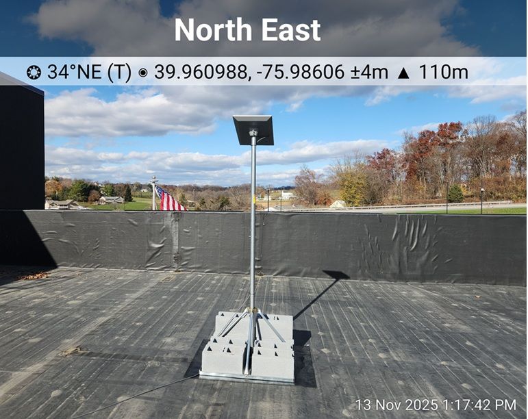 Starlink alignment test Middletown DE
