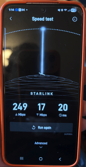 Starlink speed test in Bessemer AL