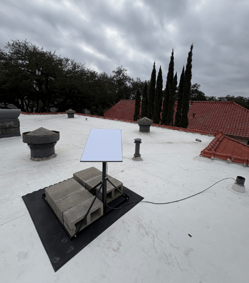 Starlink dish installation in New Orleans LA