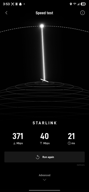Starlink speed test Roca Raton FL