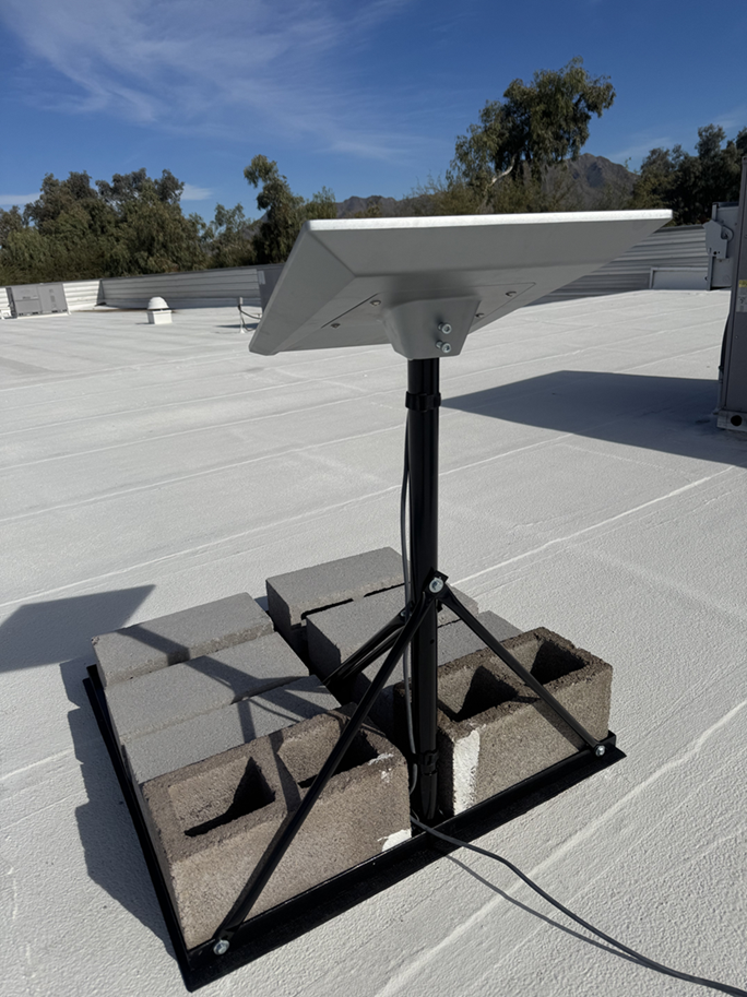 Starlink dish installation in Evansville IN